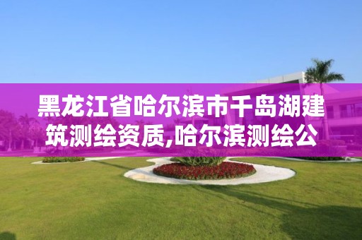 黑龙江省哈尔滨市千岛湖建筑测绘资质,哈尔滨测绘公司电话。