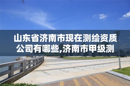 山东省济南市现在测绘资质公司有哪些,济南市甲级测绘资质单位