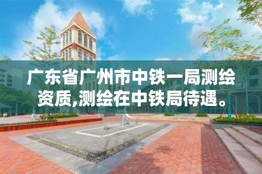 广东省广州市中铁一局测绘资质,测绘在中铁局待遇。