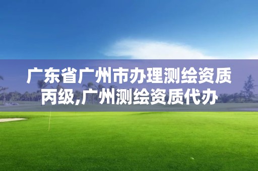 广东省广州市办理测绘资质丙级,广州测绘资质代办