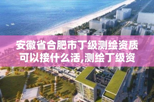 安徽省合肥市丁级测绘资质可以接什么活,测绘丁级资质承接业务范围。