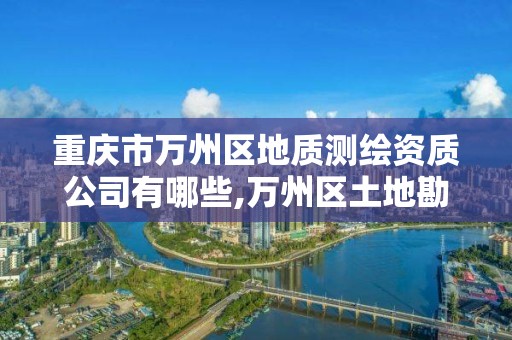 重庆市万州区地质测绘资质公司有哪些,万州区土地勘察测绘队