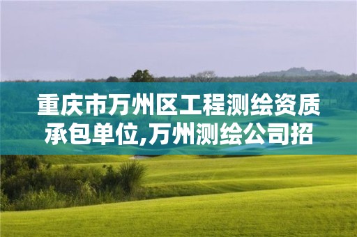 重庆市万州区工程测绘资质承包单位,万州测绘公司招聘。