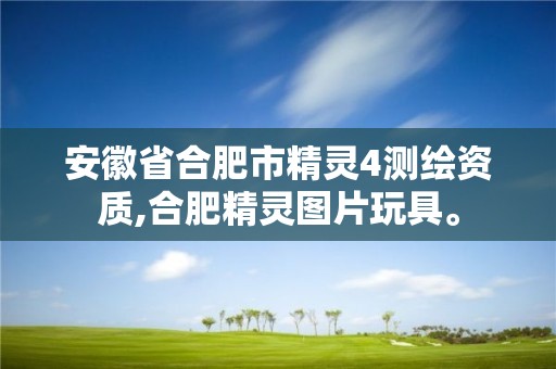 安徽省合肥市精灵4测绘资质,合肥精灵图片玩具。