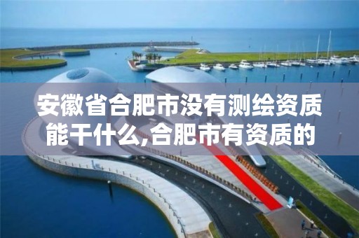 安徽省合肥市没有测绘资质能干什么,合肥市有资质的测绘公司