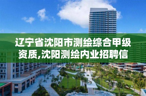 辽宁省沈阳市测绘综合甲级资质,沈阳测绘内业招聘信息