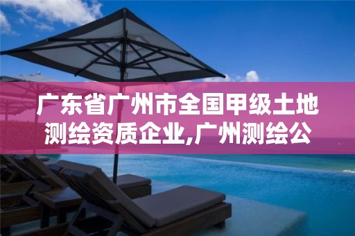 广东省广州市全国甲级土地测绘资质企业,广州测绘公司排名名单。