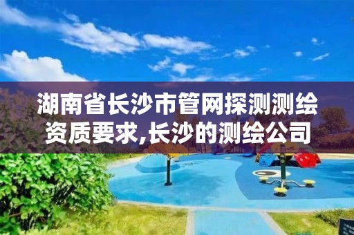 湖南省长沙市管网探测测绘资质要求,长沙的测绘公司排行