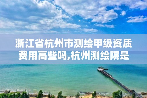 浙江省杭州市测绘甲级资质费用高些吗,杭州测绘院是什么单位。