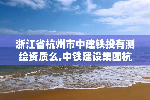 浙江省杭州市中建铁投有测绘资质么,中铁建设集团杭州项目。