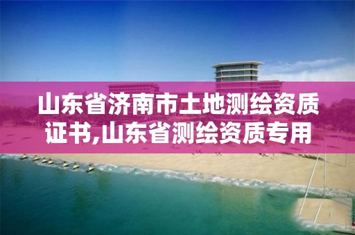 山东省济南市土地测绘资质证书,山东省测绘资质专用章