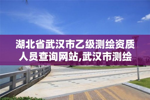 湖北省武汉市乙级测绘资质人员查询网站,武汉市测绘工程技术规定