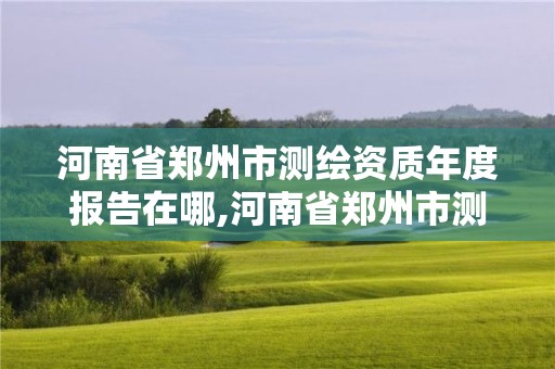 河南省郑州市测绘资质年度报告在哪,河南省郑州市测绘资质年度报告在哪查