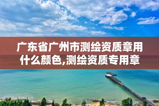 广东省广州市测绘资质章用什么颜色,测绘资质专用章样式图。