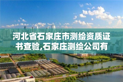 河北省石家庄市测绘资质证书查验,石家庄测绘公司有哪些