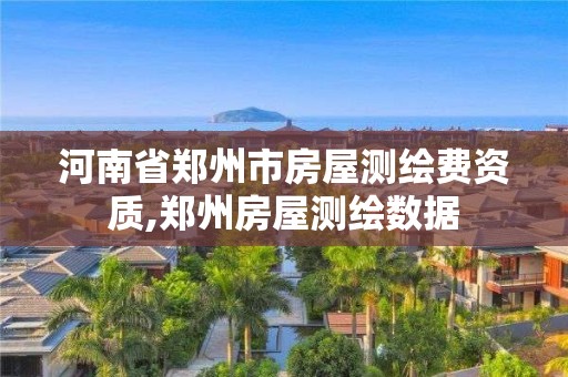 河南省郑州市房屋测绘费资质,郑州房屋测绘数据