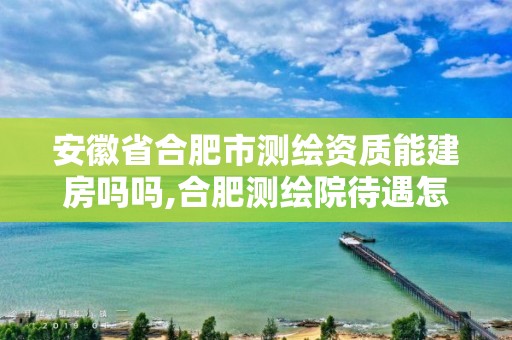 安徽省合肥市测绘资质能建房吗吗,合肥测绘院待遇怎么样