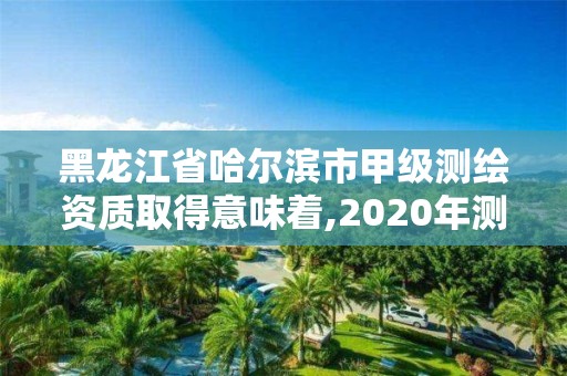 黑龙江省哈尔滨市甲级测绘资质取得意味着,2020年测绘甲级资质条件。