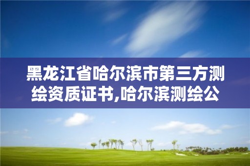 黑龙江省哈尔滨市第三方测绘资质证书,哈尔滨测绘公司招聘