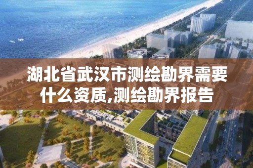 湖北省武汉市测绘勘界需要什么资质,测绘勘界报告