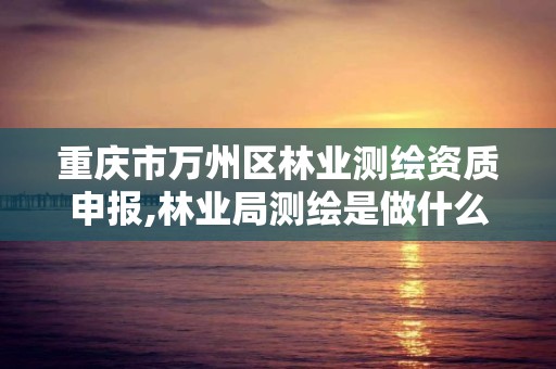 重庆市万州区林业测绘资质申报,林业局测绘是做什么的