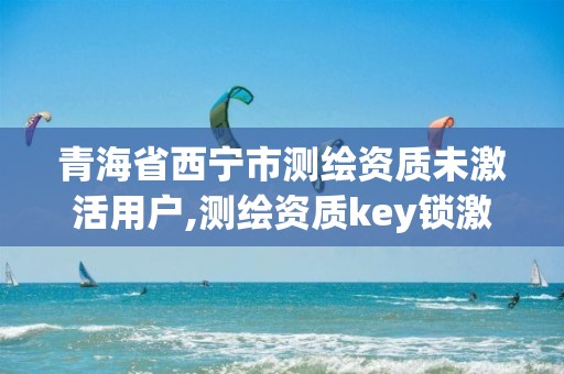 青海省西宁市测绘资质未激活用户,测绘资质key锁激活