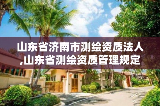 山东省济南市测绘资质法人,山东省测绘资质管理规定