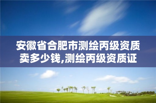 安徽省合肥市测绘丙级资质卖多少钱,测绘丙级资质证书