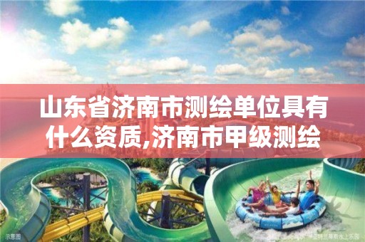 山东省济南市测绘单位具有什么资质,济南市甲级测绘资质单位