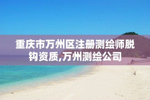 重庆市万州区注册测绘师脱钩资质,万州测绘公司