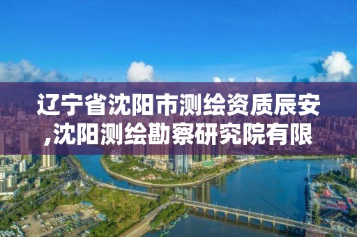 辽宁省沈阳市测绘资质辰安,沈阳测绘勘察研究院有限公司