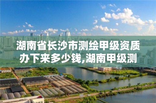 湖南省长沙市测绘甲级资质办下来多少钱,湖南甲级测绘资质单位名录。