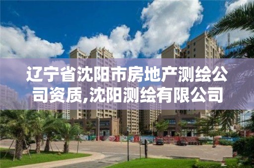 辽宁省沈阳市房地产测绘公司资质,沈阳测绘有限公司。