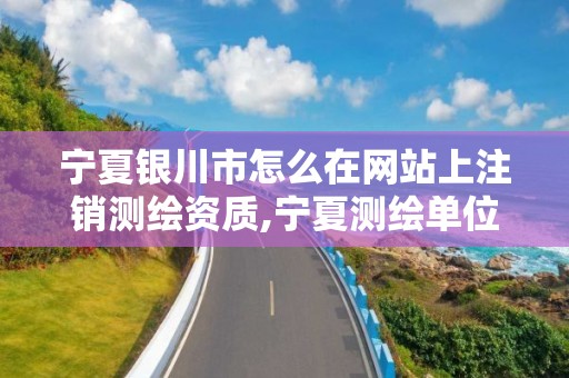 宁夏银川市怎么在网站上注销测绘资质,宁夏测绘单位名录。