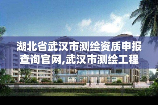 湖北省武汉市测绘资质申报查询官网,武汉市测绘工程技术规定