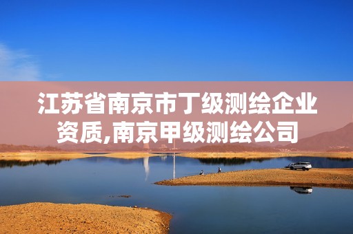 江苏省南京市丁级测绘企业资质,南京甲级测绘公司