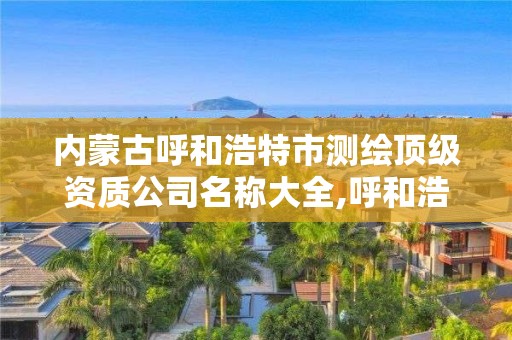 内蒙古呼和浩特市测绘顶级资质公司名称大全,呼和浩特测绘局属于什么单位管理。