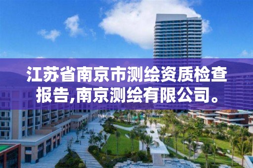 江苏省南京市测绘资质检查报告,南京测绘有限公司。