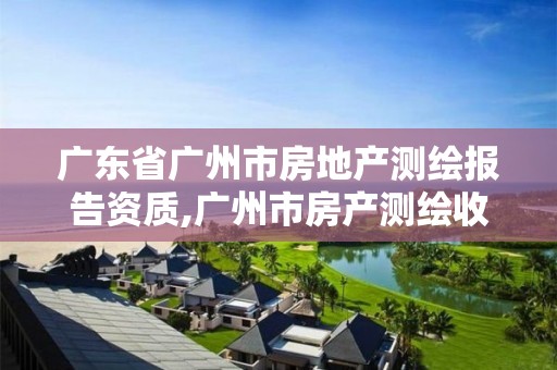 广东省广州市房地产测绘报告资质,广州市房产测绘收费标准