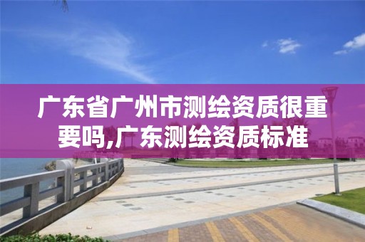 广东省广州市测绘资质很重要吗,广东测绘资质标准