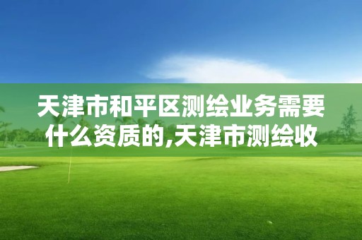 天津市和平区测绘业务需要什么资质的,天津市测绘收费标准。