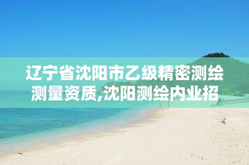 辽宁省沈阳市乙级精密测绘测量资质,沈阳测绘内业招聘信息