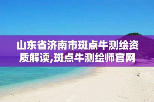 山东省济南市斑点牛测绘资质解读,斑点牛测绘师官网