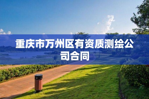 重庆市万州区有资质测绘公司合同