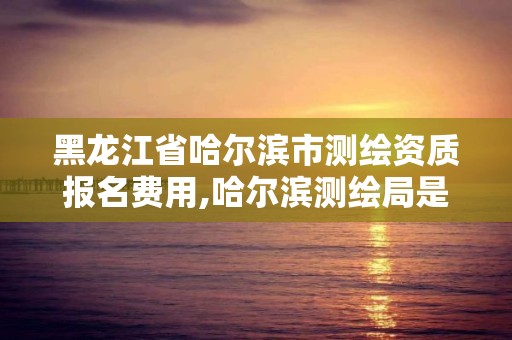 黑龙江省哈尔滨市测绘资质报名费用,哈尔滨测绘局是干什么的