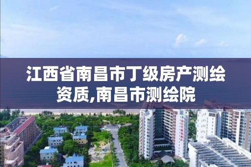 江西省南昌市丁级房产测绘资质,南昌市测绘院