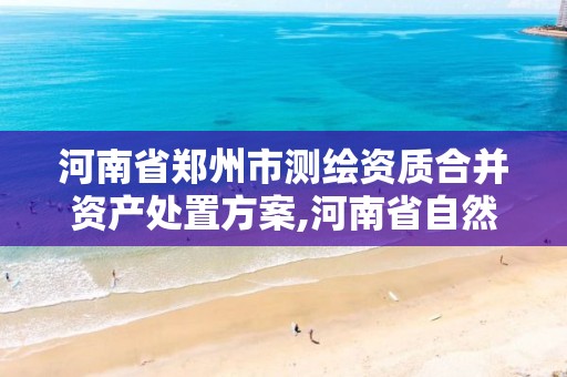 河南省郑州市测绘资质合并资产处置方案,河南省自然资源厅关于延长测绘资质证书有效期的公告