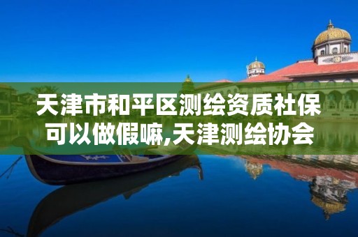 天津市和平区测绘资质社保可以做假嘛,天津测绘协会。