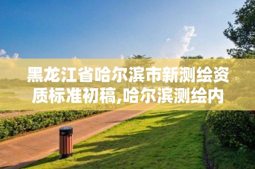 黑龙江省哈尔滨市新测绘资质标准初稿,哈尔滨测绘内业招聘信息