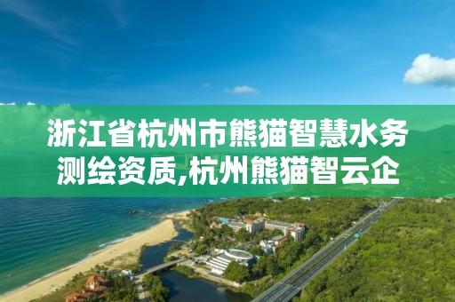 浙江省杭州市熊猫智慧水务测绘资质,杭州熊猫智云企业服务有限公司